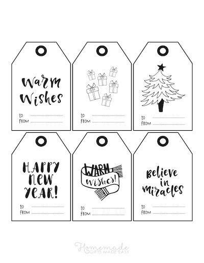 Free Printable Christmas Tags For Your Holiday Gifts