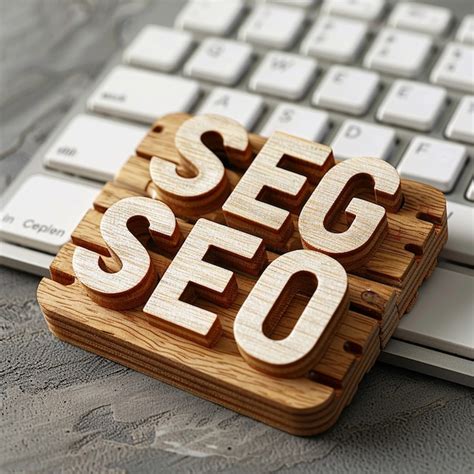 Foto Palabras Motivacionales SEO En Letra De Alfabeto De Madera En 3D