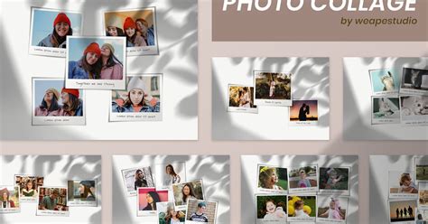 Polaroid Photo Collage, Graphic Templates - Envato Elements