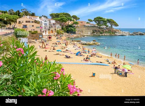 Calella De Palafrugell Costa Brava Beach Spain Stock Photo Alamy