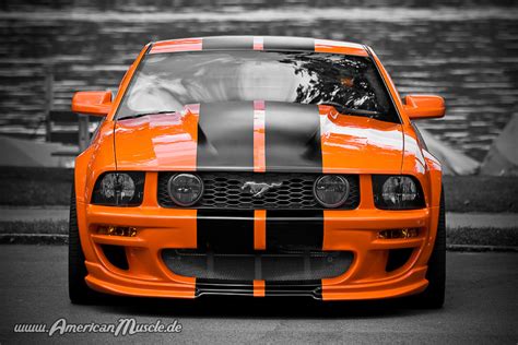 orange Mustang by AmericanMuscle on DeviantArt