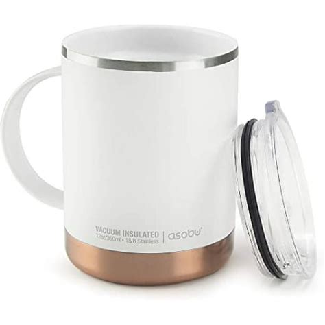 Asobu Ultimate Stainless Steel Ceramic Inner Coating Insulated Mug 12