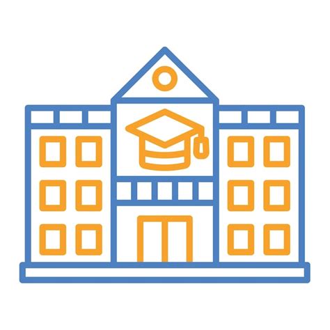 Premium Vector University Icon