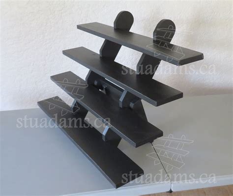 4 Shelf 30 Wide Portable Tabletop Display Stand Etsy Canada