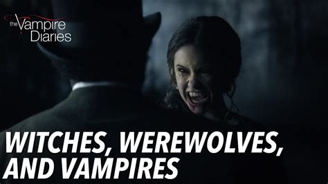 Witches Werewolves And Vampires The Vampire Diaries Youtube