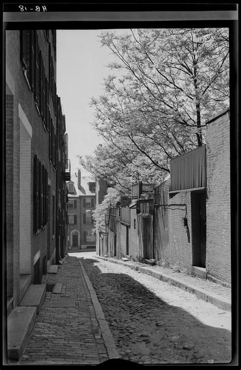 Acorn Street Beacon Hill Boston Digital Commonwealth