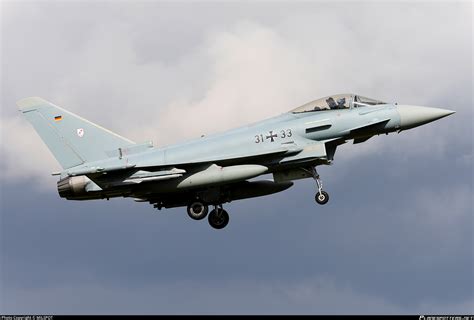 3133 Luftwaffe German Air Force Eurofighter Ef 2000 Typhoon Photo By