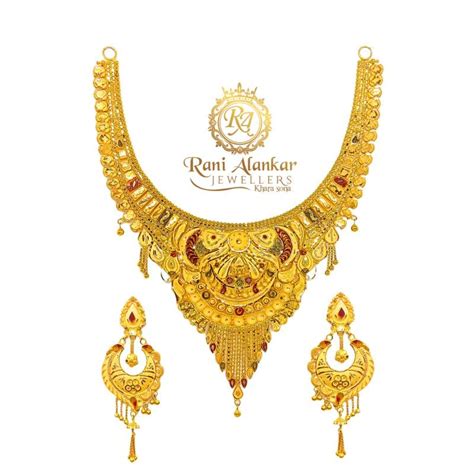 Bridal Wedding Gold Necklace Set – Welcome to Rani Alankar