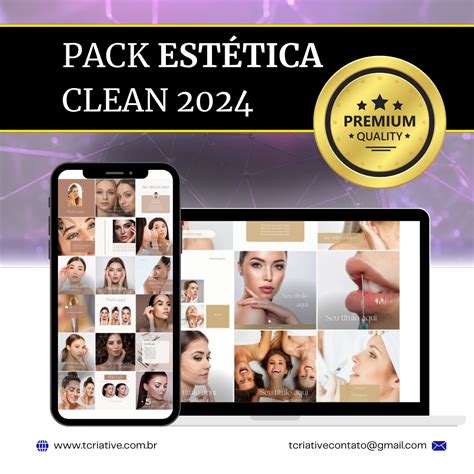 Pack Artes Canva Clean Salão De Beleza E Estética 2024 De 169 Artes