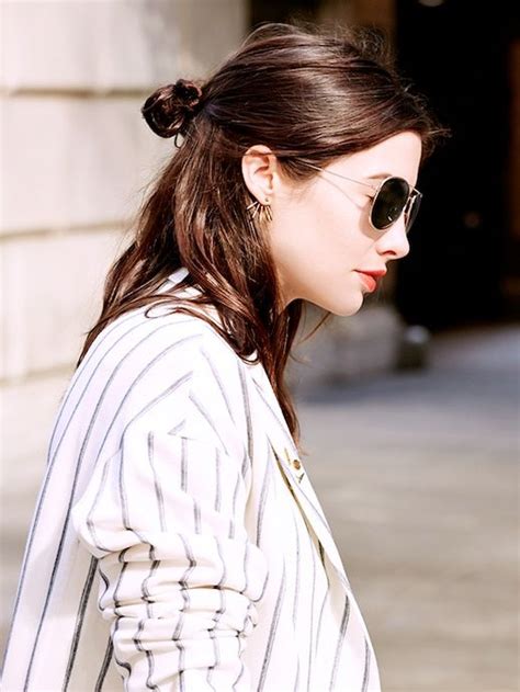 Le Fashion 20 Inspiring Half Up Top Knot Hairstyles