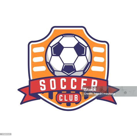 logo sepak bola  lencana tanda olahraga klub sepak bola ilustrasi