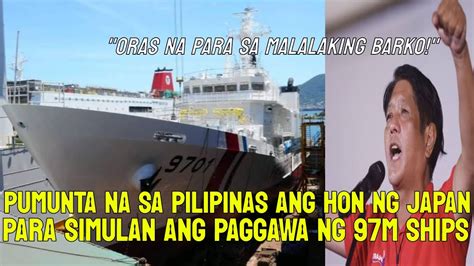 GAGAWA ANG JAPAN NG MALALAKING ARMADONG BARKO PARA SA PHILIPPINE