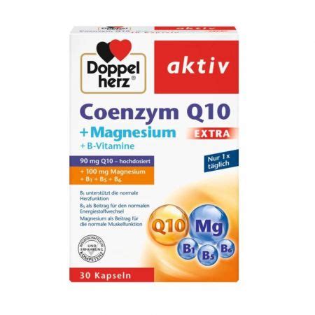 Coenzima Q10 Extra Magneziu 30 Capsule Doppelherz Bebe Tei