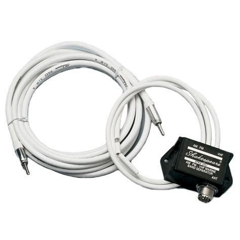 Shakespeare Am/Fm Vhf Band Separator Wit Antenna3M Rg62 Fitted With ...