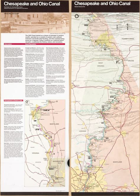 Chesapeake and Ohio Canal Map – secretmuseum