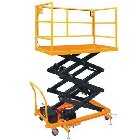 Bharat UniTech Hydraulic Scissor Lift Working Height 1 4 Mtr