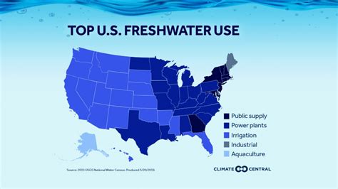 United States Bodies Of Water Map