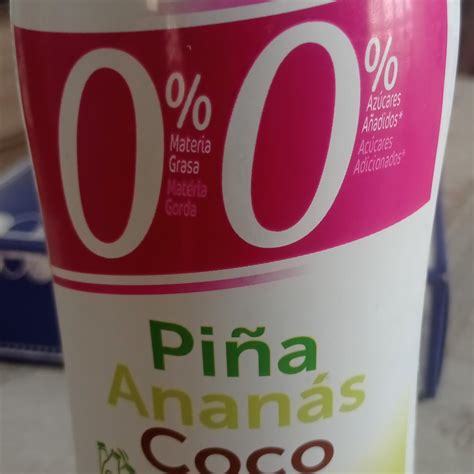 Yogur piña ananás coco Hacendado kalorie kJ a nutriční hodnoty