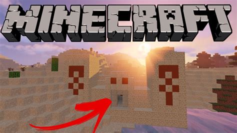 COMO ENCONTRAR O TEMPLO DO DESERTO NO MINECRAFT TUTORIAL Desert