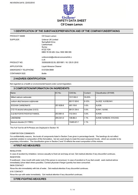 Flash All Purpose Cleaner Crisp Lemon Safety Data Sheet At Lincoln Coon