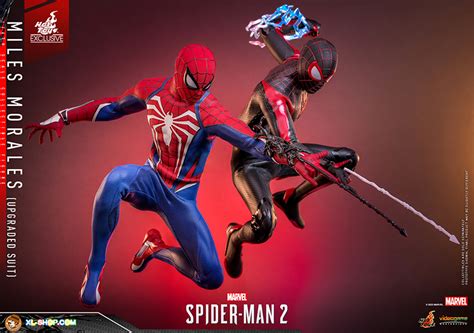 Hot Toys Vgm Marvel S Spider Man Th Scale Miles Morales Upgraded Suit Collectible