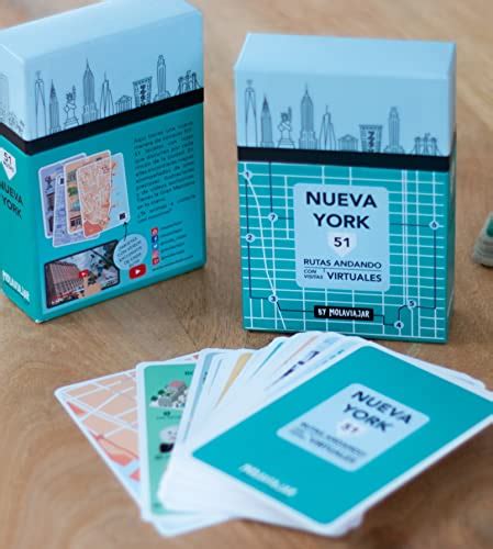 Caja Rutas Andando Nueva York Con Visitas Virtuales 51 Tarjetas Con