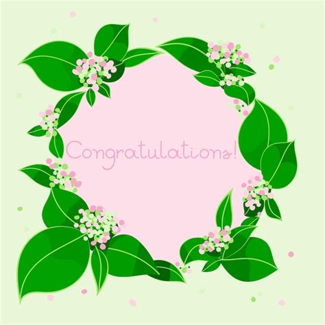 Premium Vector Frame With Hydrangea Flowers Vector Illustration