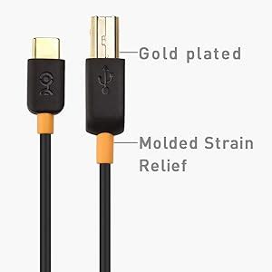 Cable Matters Cable Imprimante Usb C M Cable Usb B Vers Usb C C Ble