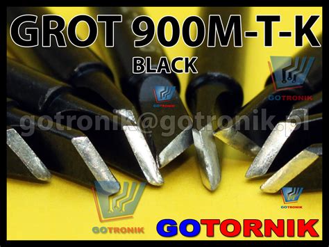 Grot 900M T K BLACK Do Stacji Lutowniczych Produkcji Zhaoxin Aoyue