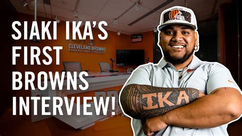 Siaki Ika Exclusive First Interview In Studio NFL Draft