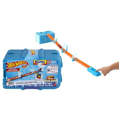 Pista Conjunto Acrobacia No Gelo Carrinho Track Builder Hot Wheels Mattel Shopee Brasil