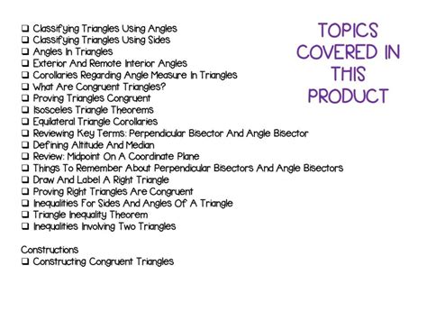 Triangles Guided Notes Presentation And Inb Activities Made By