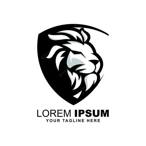 Premium Vector | Lion head logo