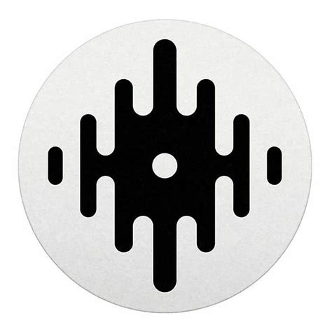 Serato DJ Logo 12 Inch Slipmats Pair Black On White Reverb UK