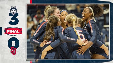 Uconn Volleyball Earns Second Straight Sweep To Open Big East Play