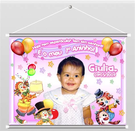 Banner Em Lona Para Festa Infantil Debutante Eventos Etc R 14 20