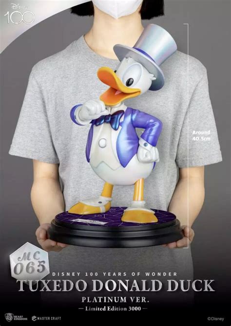 Pato Donald Master Craft Disney 100 Anos Estátua de Luxo Beast