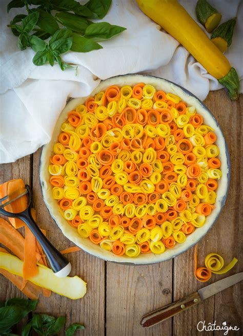 Tarte aux courgettes et carottes Blog de Châtaigne