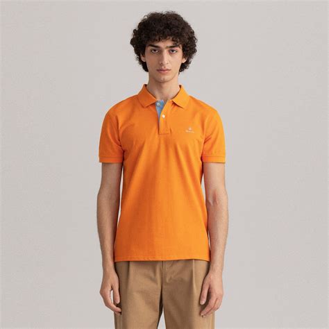 Gant Erkek Turuncu Regular Fit Polo XXXL 2052003 Occasion