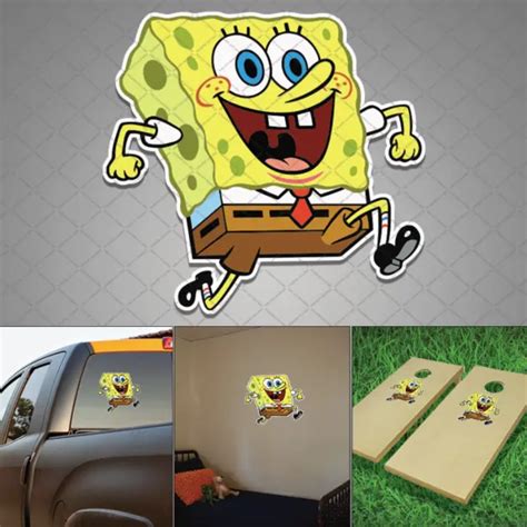 Spongebob Squarepants Decal Sticker For Wall Bumper Car Truck Kids Room