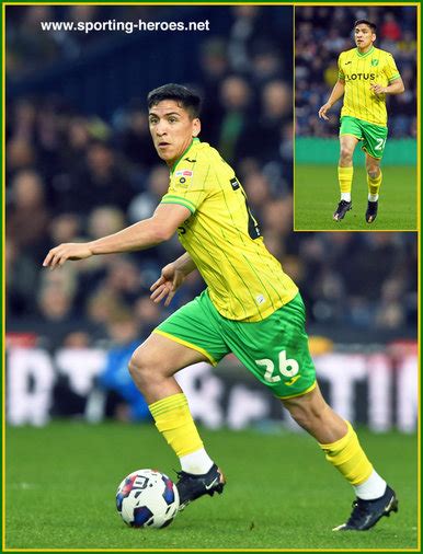 Marcelino NUNEZ League Appearances Norwich City FC