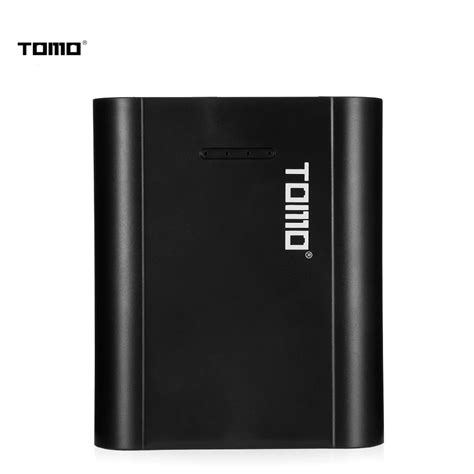 Original Tomo P Power Bank Dual Usb Charger Case For Li Ion