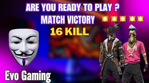 Match Victory 16 Kill 😎 Solo Vs Duo Gameplay Evogaming Official Youtube