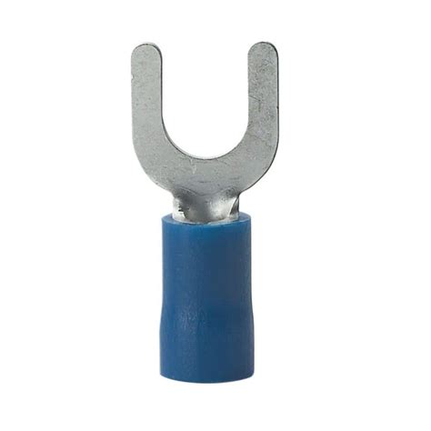 Gardner Bender 16 14 AWG 4 6 Stud Size Blue Vinyl Insulated Spade