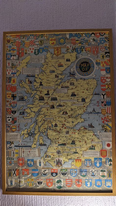 map of Scottish castles and coats of arms : r/MapPorn