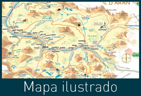 Mapa Turístico Ilustrado del Vall d Aran Infomapas