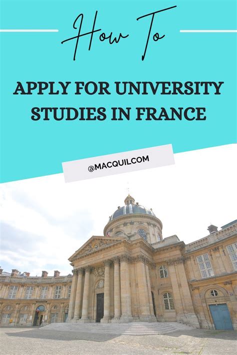 How to Apply for University Studies in France | University studying ...