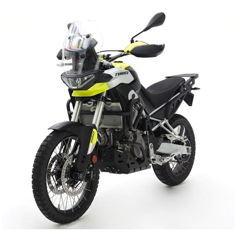 Protector De Carter Trail Aluminio Negro Texturado Crosspro Aprilia