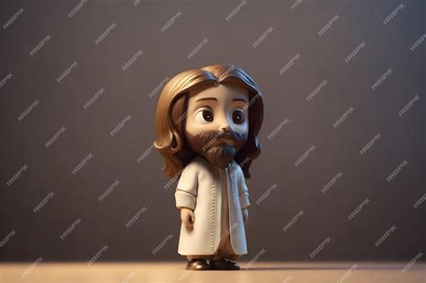 Premium AI Image | biblical animation religious character Christian art ...