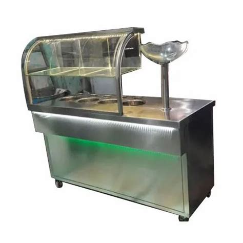 Catering Stainless Steel Pani Puri Display Counter At Best Price In